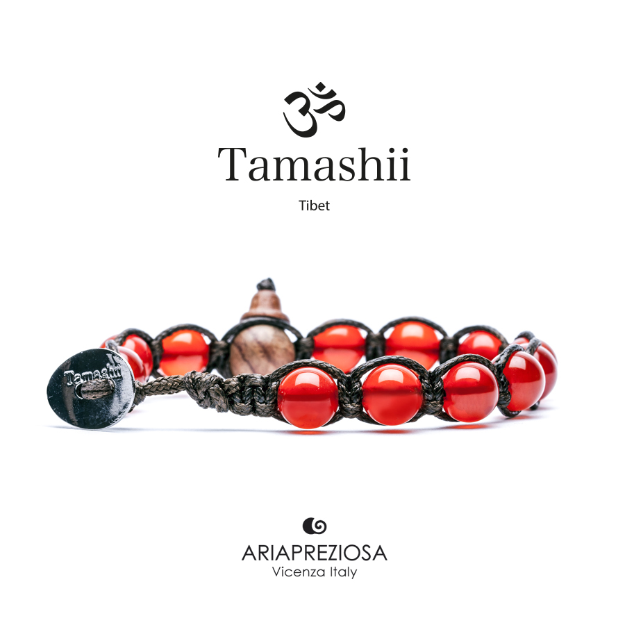 Bracciale TAMASHII Agata Rosso Passione