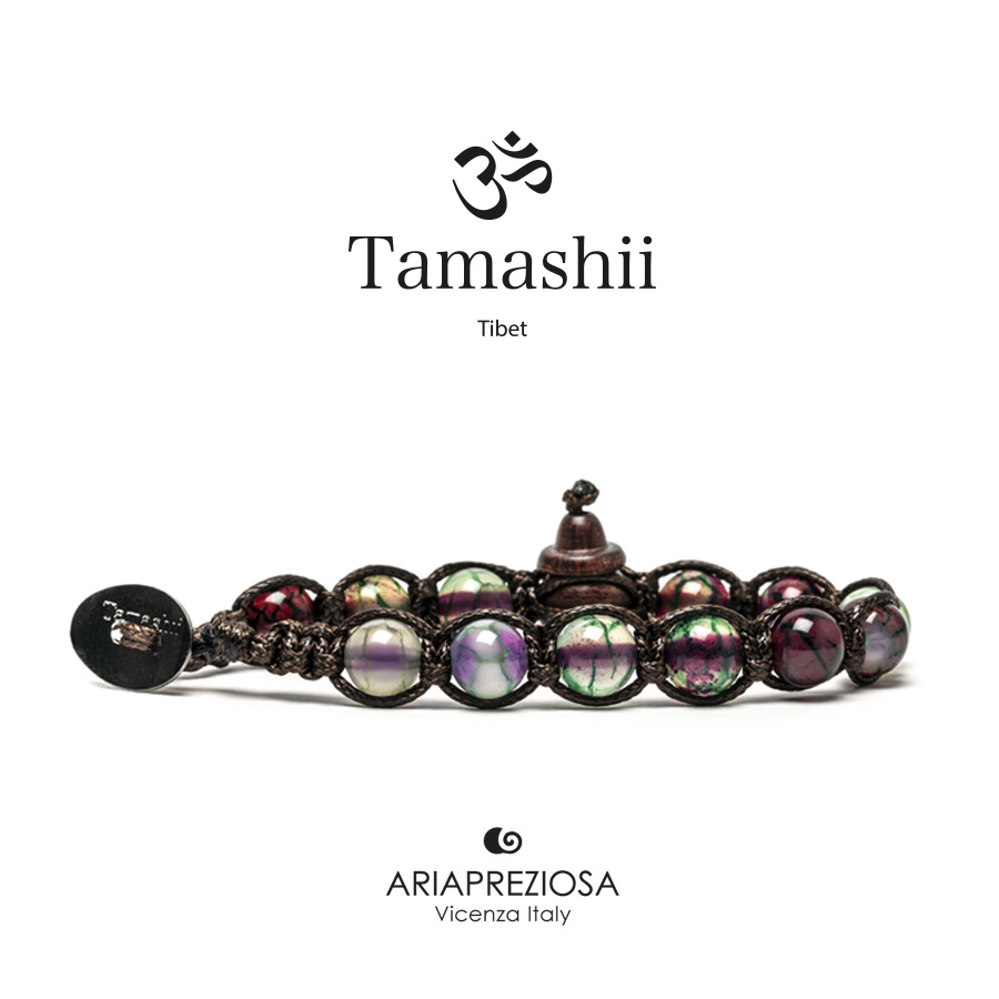 Bracciale TAMASHII Agata Black Cherry