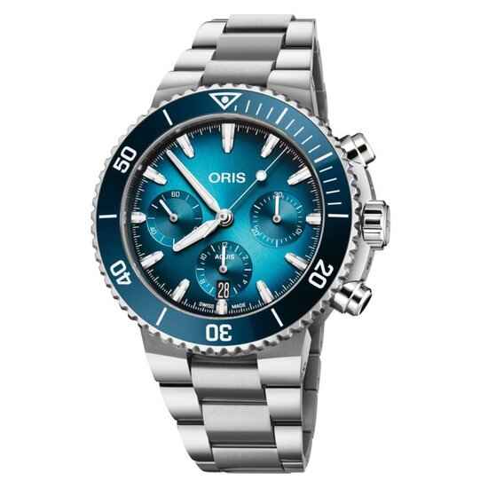 Orologio ORIS  Aquis Chronograph Blu 43,5mm